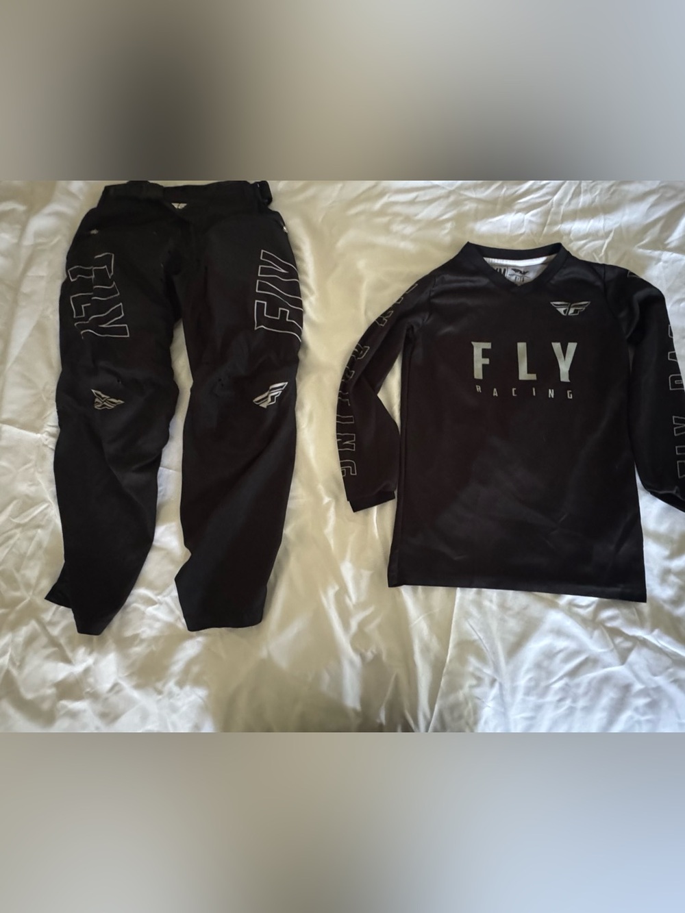 Fly Racing Black MX Jersey and Pants Set